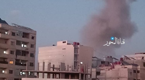 קרבות בין חמושים מוסלמים לדרוזים בפרברי דמשק