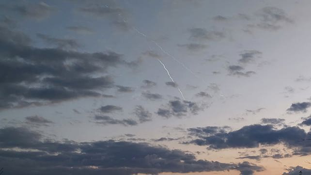 תיעוד יירוטים מעל שמי הגולן