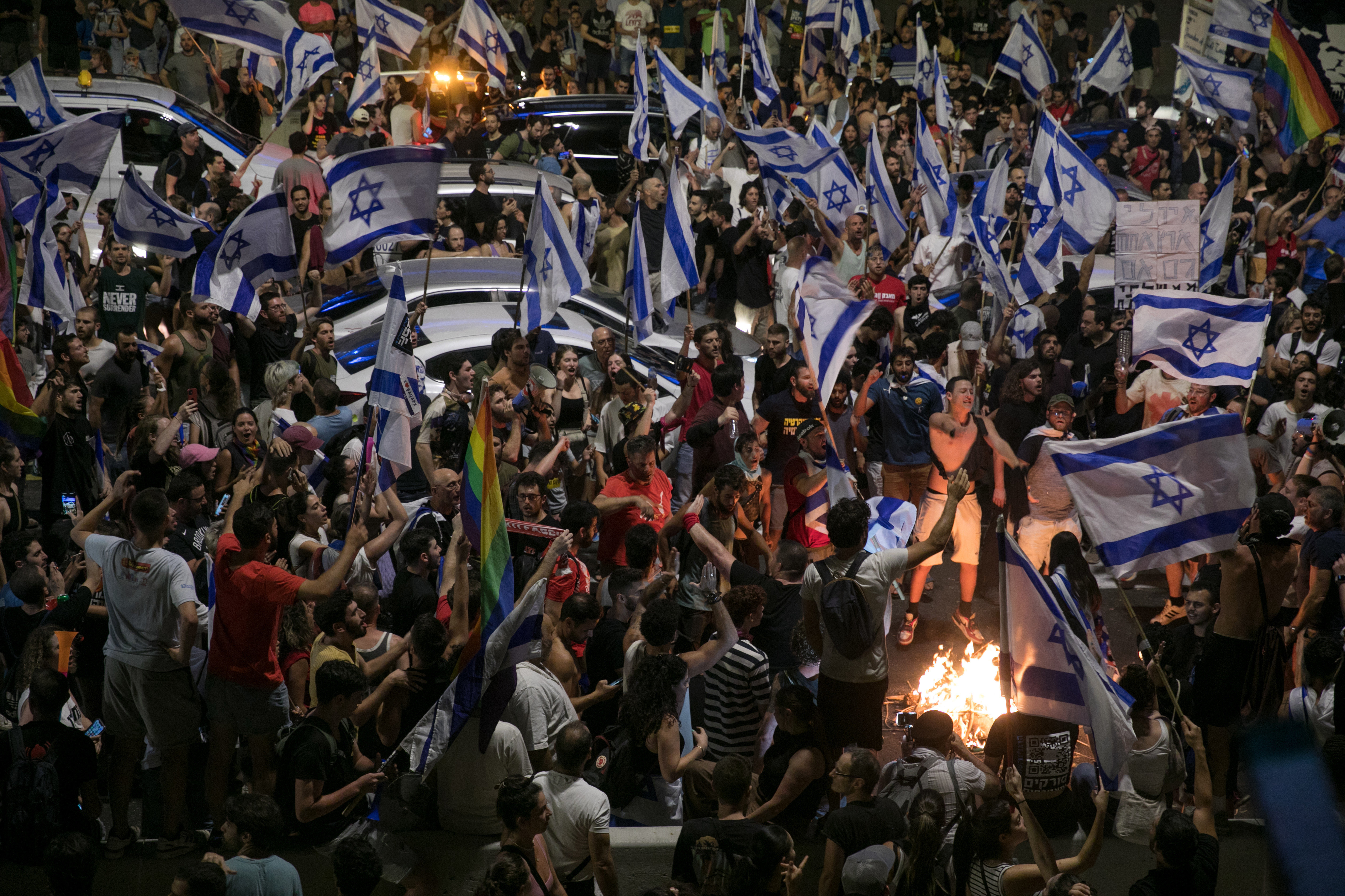 הפגנה בנתיבי איילון, ארכיון