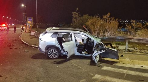 תאונה קשה בצומת חסידים: 6 נפגעים בהם הרוג אחד ושלושה פצועים קשה