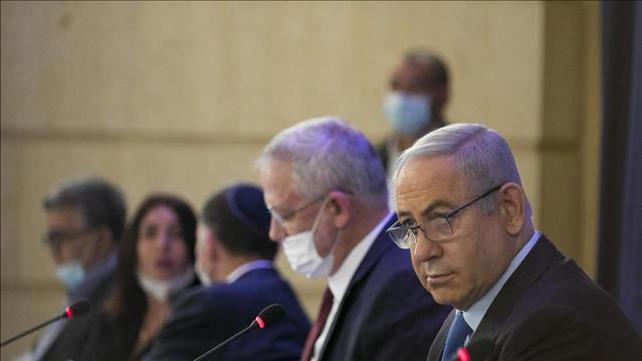 ראש הממשלה בנימין נתניהו ובני גנץ