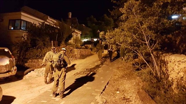 כוחות צה"ל סמוך לזירת הפיגוע בחלמיש