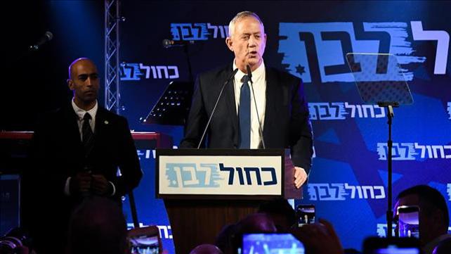 בני גנץ בכנס פעילים בנמל ת"א, 31.10.19