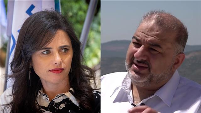 איילת שקד ומנסור עבאס