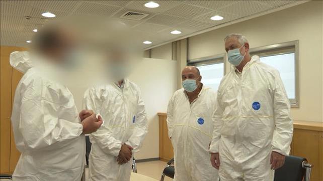 בני גנץ במכון הביולוגי, 6 באוגוסט 2020