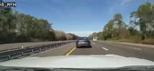 תיעוד מרכב הישראלי שנעצר בפלורידה