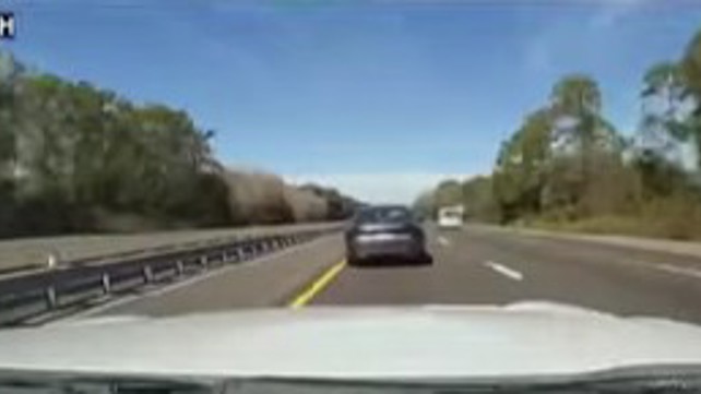 תיעוד מרכב הישראלי שנעצר בפלורידה