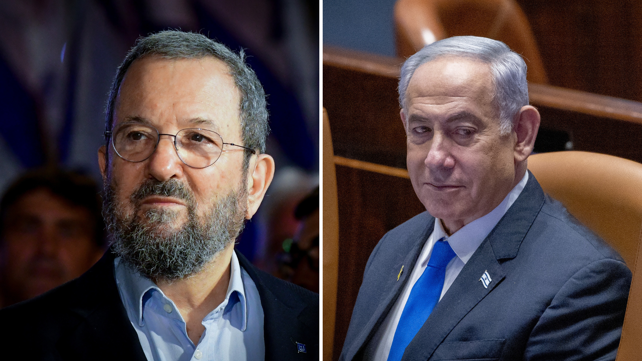 בנימין נתניהו ואהוד ברק