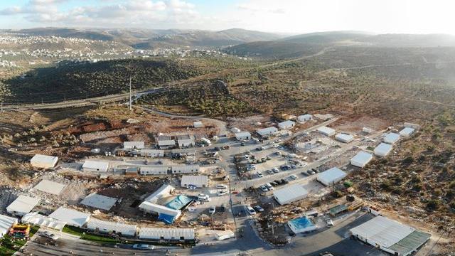המאחז הבלתי חוקי אביתר שהוקם בחודש מאי 2021 בעקבות הפיגוע בצומת תפוח