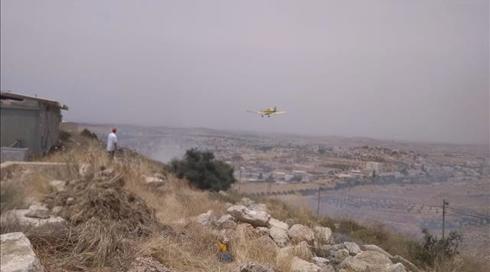 שריפה ביישוב נגוהות שבהר חברון: תושבים מפונים מבתיהם