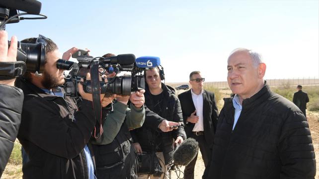 בנימין נתניהו בסיור בעוטף עזה