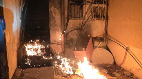 חשד לגל הצתות בבאר שבע: 15 לכודים חולצו מתשעה בנייני מגורים