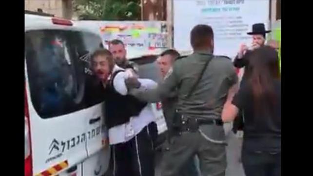 אדם הלוקה בשכלו עוכב על ידי המשטרה