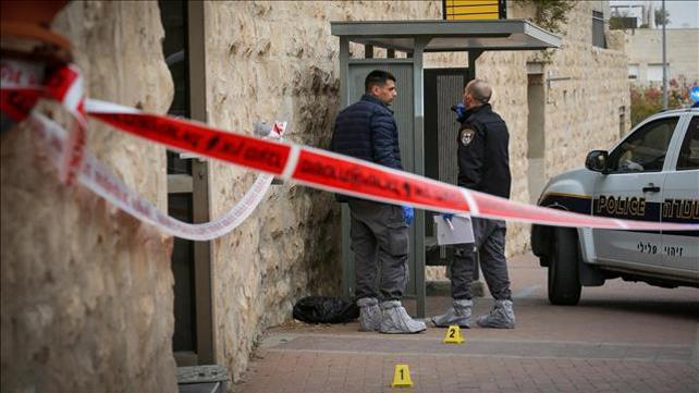 זירת הרצח בשכונת הר חומה בירושלים, 25 בדצמבר 2019