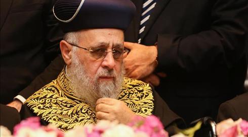 הרב הראשי יצחק יוסף: "צריך פסקת התגברות"