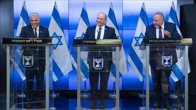 בנט, לפיד, ליברמן, הצהרה, 6.11.21