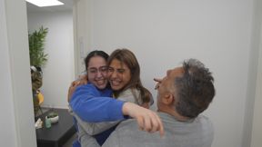 לירי אלבג במפגש עם המשפחה