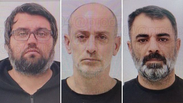 מימין לשמאל: רוסלאן אבשייב, יואב גלבוע, אמיל אבשייב