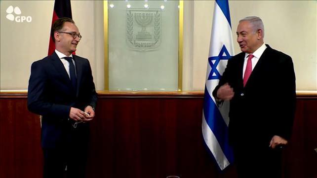 רה"מ נתניהו ושר החוץ הגרמני הייקו מאס, 10 ביוני 2020
