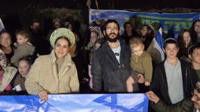 סון הר מלך ופעילי תנועת "נחלה" בעזה