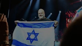 יהודה פוליקר על הבמה בסלוניקי, הערב