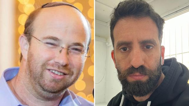 רס"ם עפר יונג (מימין) ורס"ם אברהם צבי צביקה פרידמן