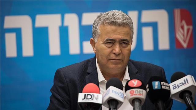 יו"ר העבודה עמיר פרץ בישיבת סיעה 09.12.19
