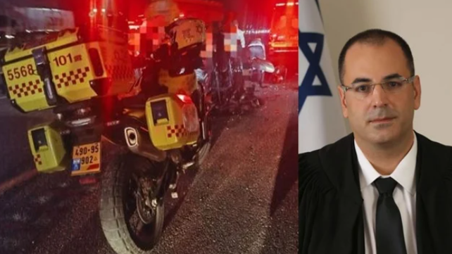 בני שגיא וזירת התאונה