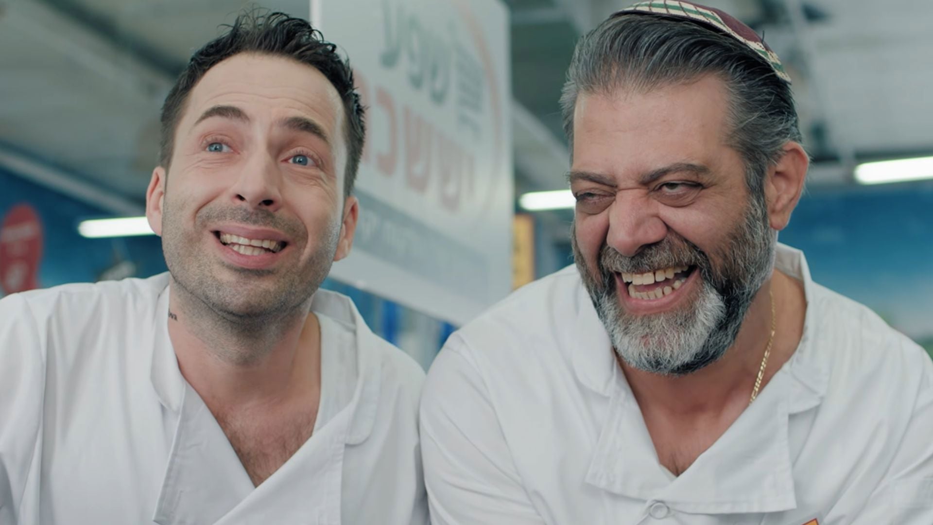 יניב סויסה ודניאל סטיופין מתוך "קופה ראשית - הסרט"