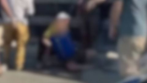 מתוך תיעוד תקיפתו של אילן מנס, בשבוע שעבר