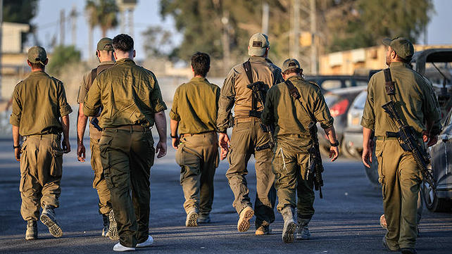 חיילי מילואים לפני כניסתם לעזה, ספטמבר 2025