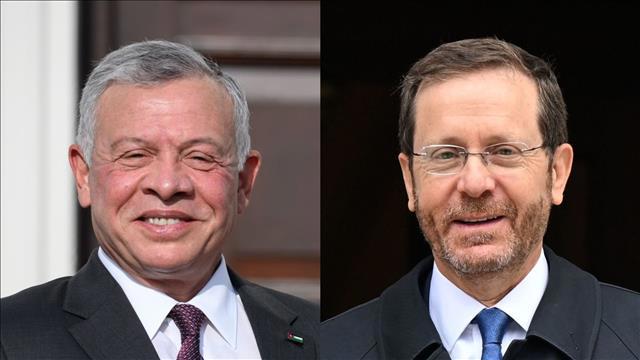 יצחק הרצוג, המלך עבדאללה
