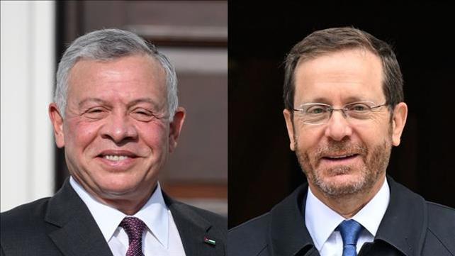 יצחק הרצוג, המלך עבדאללה