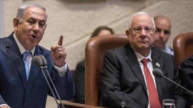 בנימין נתניהו וראובן ריבלין