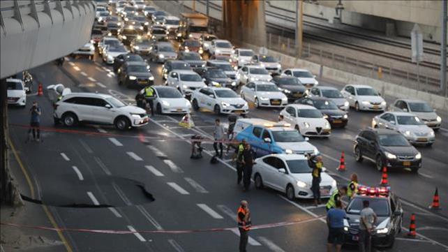 הבולען שנפער באיילון 17.09.22