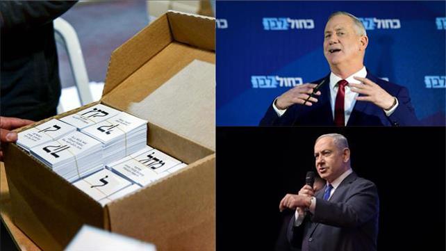 בנימין נתניהו, בני גנץ, בחירות 2020, קלפי