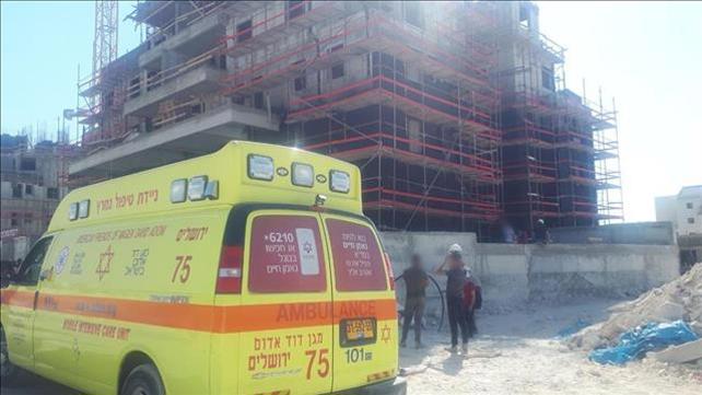 אתר הבניה ברמת בית שמש בו נהרג פועל 04.11.19