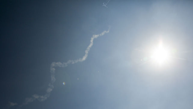 הטיל המיירט של מערכת קלע דוד, אתמול