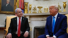 טראמפ ונתניהו בבית הלבן