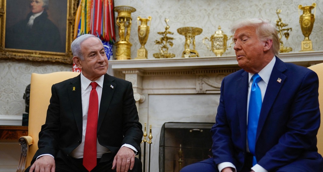 טראמפ ונתניהו בבית הלבן