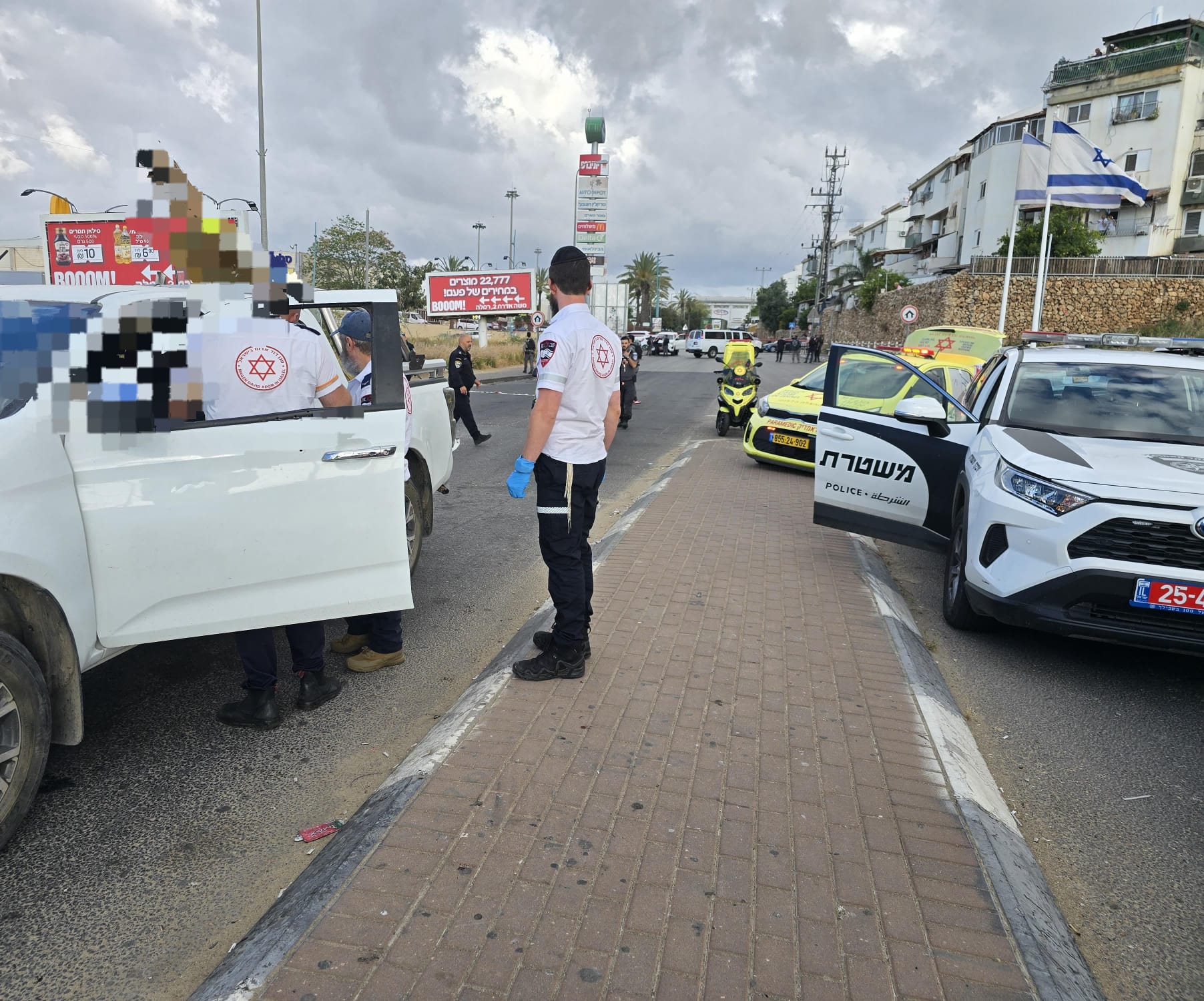 זירת הרצח בלוד, הבוקר