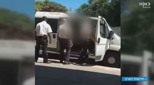 הפצחן מאשקלון ניסה להימלט מרכב השב"ס