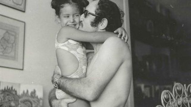 חיים חפר עם בתו מימי חפר רוטשטיין