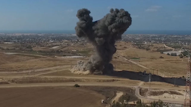 תקיפת מנהרת הג'יהאד האסלאמי בעזה