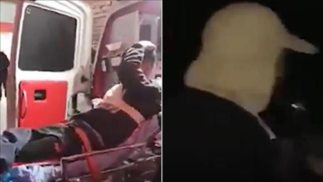 תיעוד ישראלים שנכנסו למאהל של הפלסטינים בנשקים שלופים ומאיימים עליהם בחירבת ג'בעית, 16.02.20