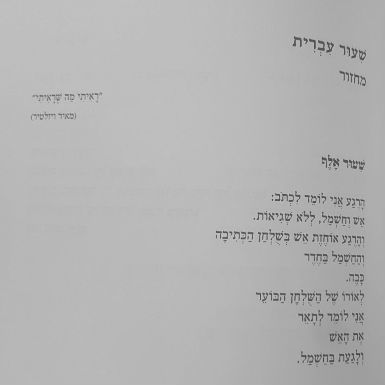 לכתוב שירים זה אולי דבר נעים