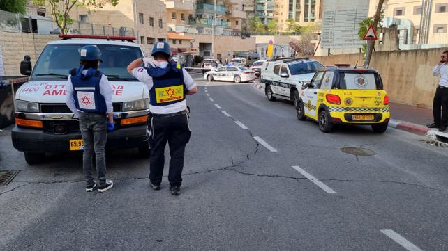 זירת הפיגוע בירושלים 22.4