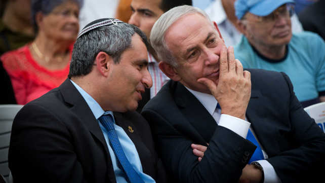 זאב אלקין ובנימין נתניהו