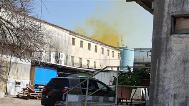 דליפת חומרים מסוכנים במפעל חומרי ניקוי בקיבוץ דליה, 07.03.22