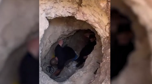 תיעוד: "מנהרת אמל"ח" שנחשפה בכפר בעמק יזרעאל